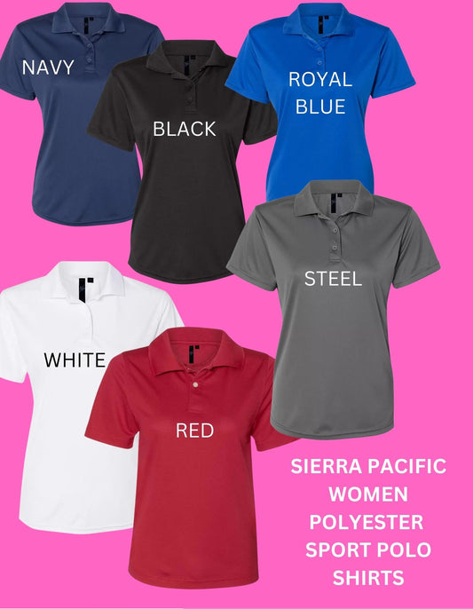 Custom Logo Embroidered Polo Shirts for Women: Perfect for Your Brand or Event