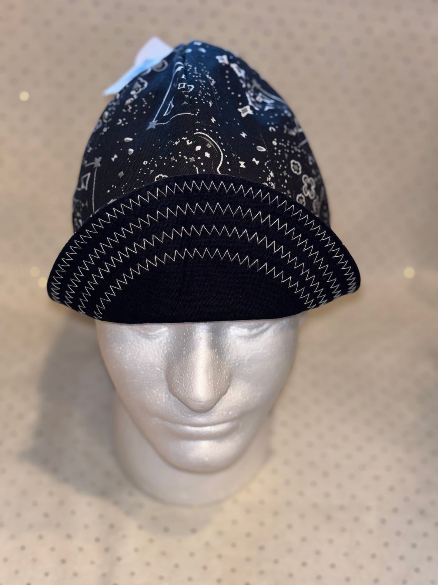 Personalized embroidered welding cap