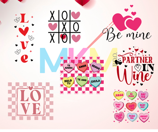 Valentine's Day SVG Bundle, Wine SVG "Digital Downloads"