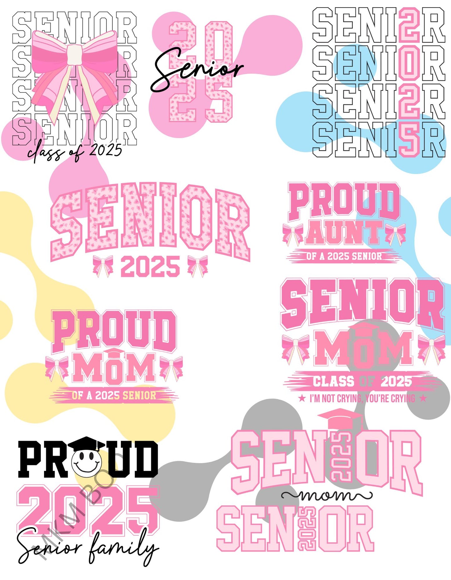 Senior 2025 SVG Bundle (DIGITAL DOWNLOAD)